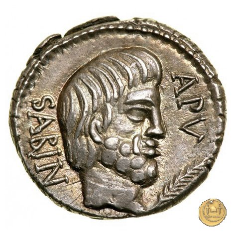 344/2 - denario L. Titurius Sabinus 89 BC (Roma)