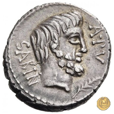 344/2 - denario L. Titurius Sabinus 89 BC (Roma)