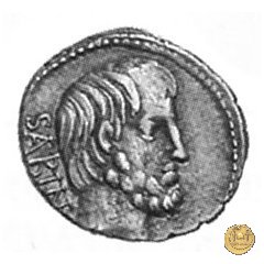 344/3 - denario L. Titurius Sabinus 89 BC (Roma)