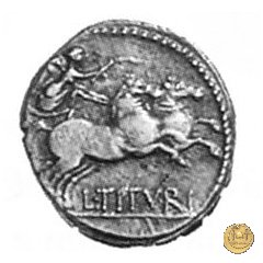 344/3 - denario L. Titurius Sabinus 89 BC (Roma)