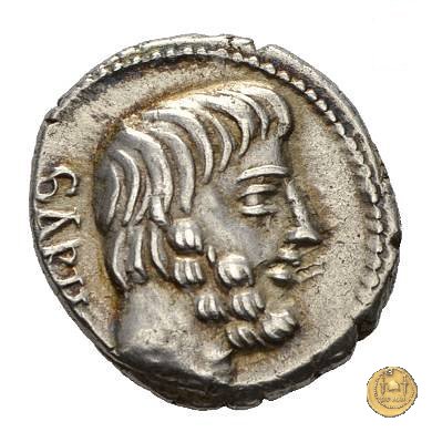 344/3 - denario L. Titurius Sabinus 89 BC (Roma)