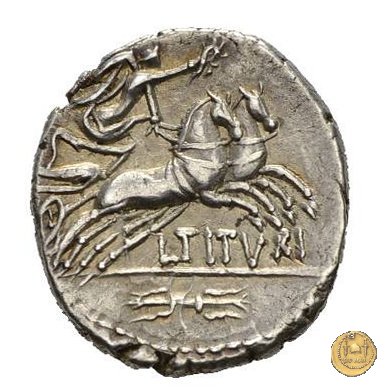 344/3 - denario L. Titurius Sabinus 89 BC (Roma)