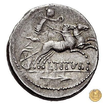 344/3 - denario L. Titurius Sabinus 89 BC (Roma)