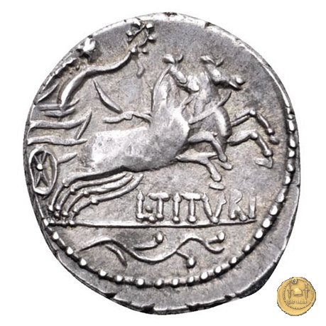 344/3 - denario L. Titurius Sabinus 89 BC (Roma)