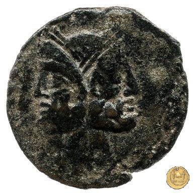 344/4 - asse L. Titurius Sabinus 89 BC (Roma)