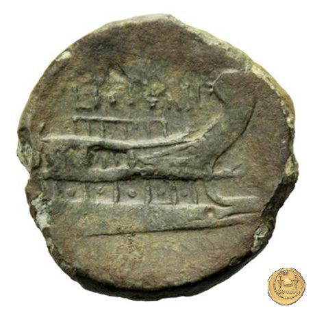 344/4 - asse L. Titurius Sabinus 89 BC (Roma)