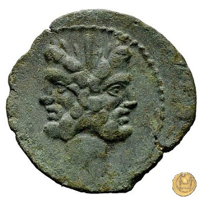 344/4 - asse L. Titurius Sabinus 89 BC (Roma)