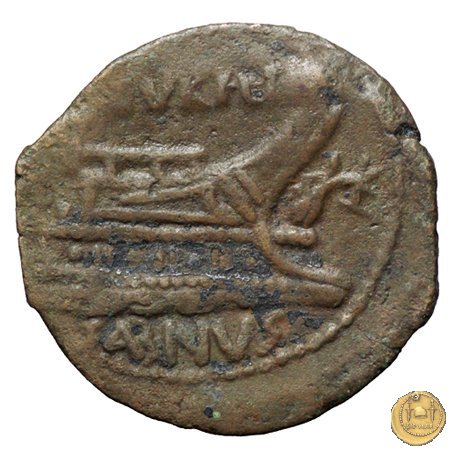 344/4 - asse L. Titurius Sabinus 89 BC (Roma)