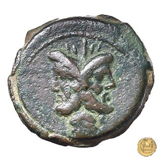 344/4 - asse L. Titurius Sabinus 89 BC (Roma)