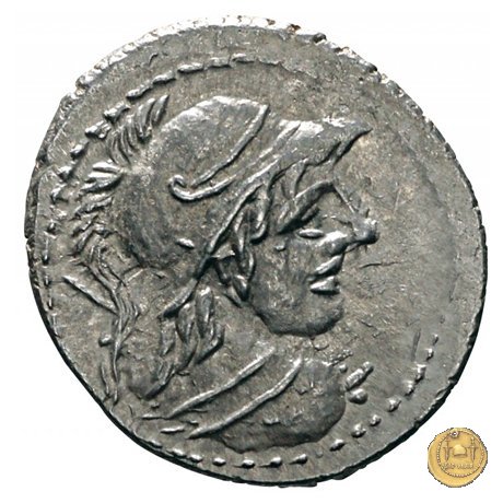 345/1 - denario Cn. Cornelius Cn.f. Lentulus Clodianus 88 BC (Roma)