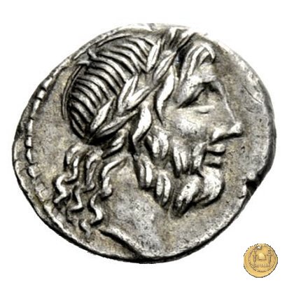 345/2 - quinario Cn. Cornelius Cn.f. Lentulus Clodianus 88 BC (Roma)