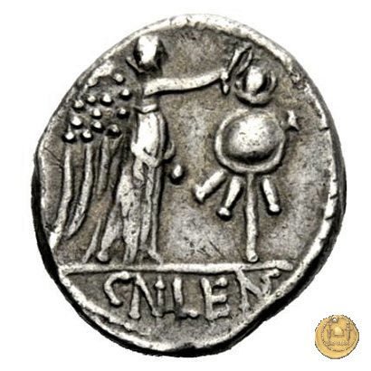 345/2 - quinario Cn. Cornelius Cn.f. Lentulus Clodianus 88 BC (Roma)