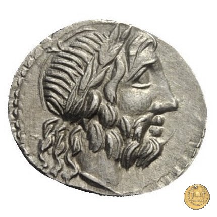 345/2 - quinario Cn. Cornelius Cn.f. Lentulus Clodianus 88 BC (Roma)
