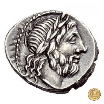 345/2 - quinario Cn. Cornelius Cn.f. Lentulus Clodianus 88 BC (Roma)