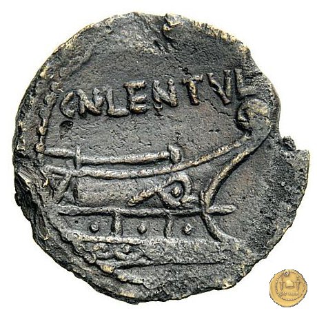 345/3 - asse Cn. Cornelius Cn.f. Lentulus Clodianus 88 BC (Roma)