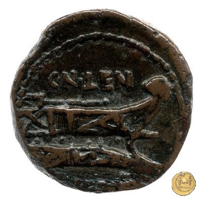 345/4 - semisse Cn. Cornelius Cn.f. Lentulus Clodianus 88 a.C. (Roma)