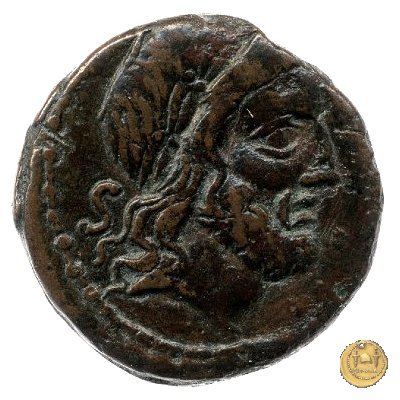 345/4 - semisse Cn. Cornelius Cn.f. Lentulus Clodianus 88 a.C. (Roma)