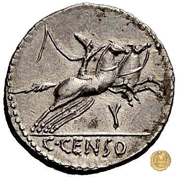 346/1 - denario C. Marcius Censorinus 88 BC (Roma)