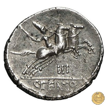 346/1 - denario C. Marcius Censorinus 88 BC (Roma)