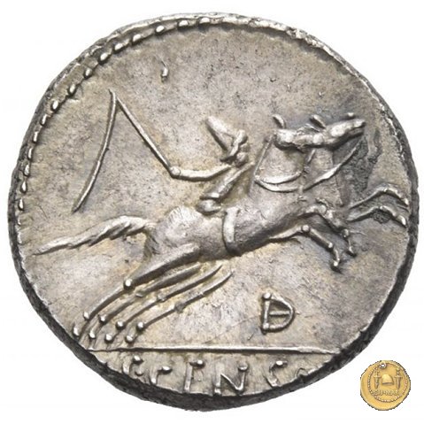 346/1 - denario C. Marcius Censorinus 88 BC (Roma)