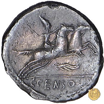 346/1 - denario C. Marcius Censorinus 88 BC (Roma)