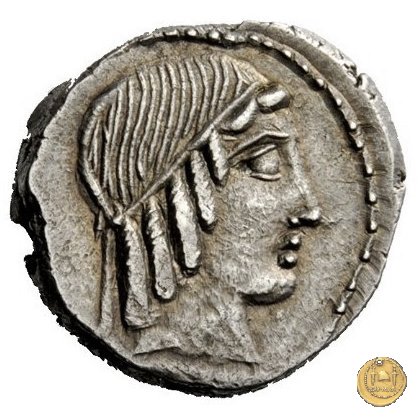 346/2 - denario C. Marcius Censorinus 88 BC (Roma)