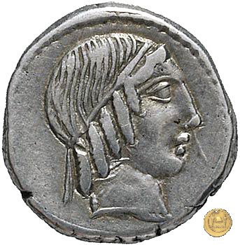 346/2 - denario C. Marcius Censorinus 88 BC (Roma)