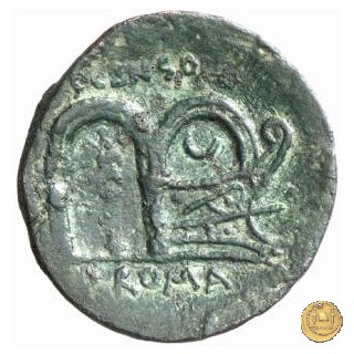 346/3 - asse C. Marcius Censorinus 88 BC (Roma)