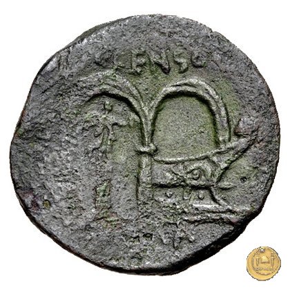 346/3 - asse C. Marcius Censorinus 88 BC (Roma)