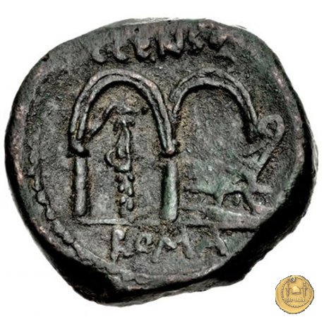 346/3 - asse C. Marcius Censorinus 88 BC (Roma)