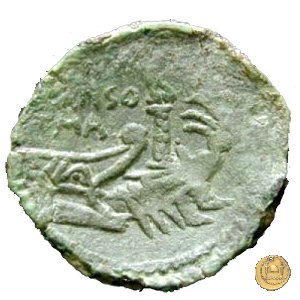 346/4 - asse C. Marcius Censorinus 88 BC (Roma)