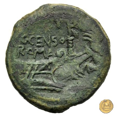 346/4 - asse C. Marcius Censorinus 88 BC (Roma)