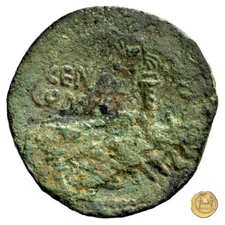 346/4 - asse C. Marcius Censorinus 88 BC (Roma)