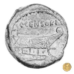 346/5 - semisse C. Marcius Censorinus 88 BC (Roma)