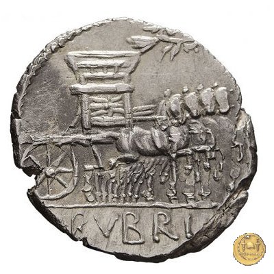 348/1 - denario L. Rubrius Dossenus 87 BC (Roma)