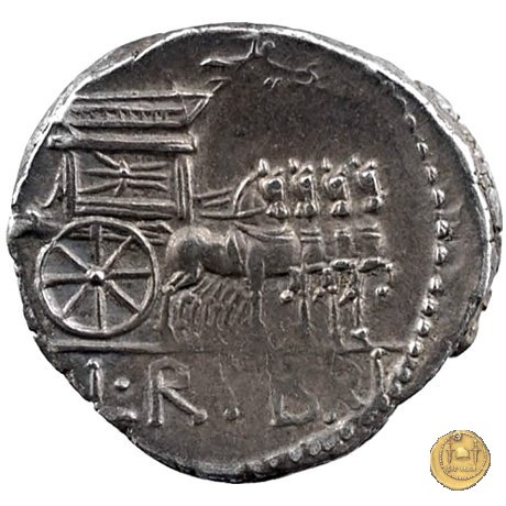 348/1 - denario L. Rubrius Dossenus 87 BC (Roma)