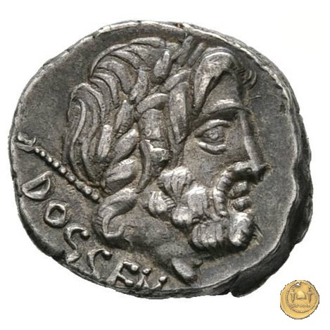 348/1 - denario L. Rubrius Dossenus 87 BC (Roma)