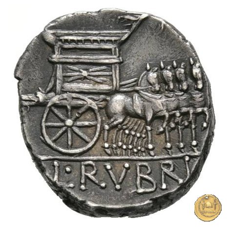 348/1 - denario L. Rubrius Dossenus 87 BC (Roma)