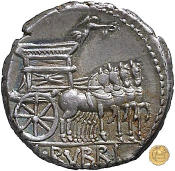 348/1 - denario L. Rubrius Dossenus 87 BC (Roma)