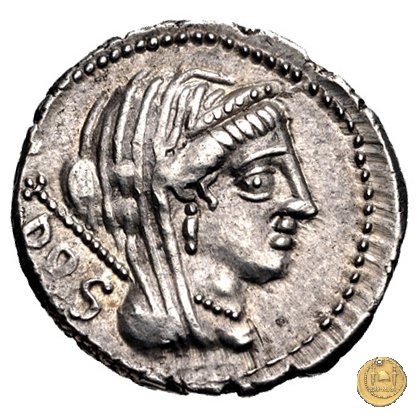 348/2 - denario L. Rubrius Dossenus 87 BC (Roma)