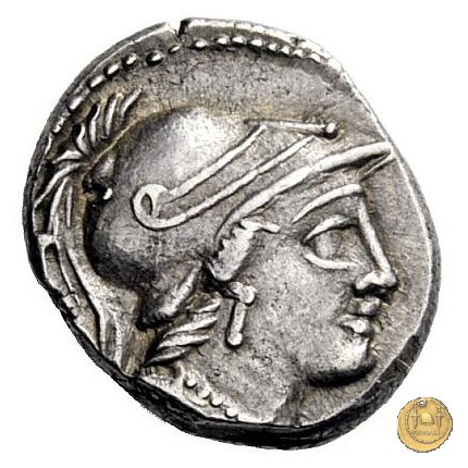 348/3 - denario L. Rubrius Dossenus 87 BC (Roma)