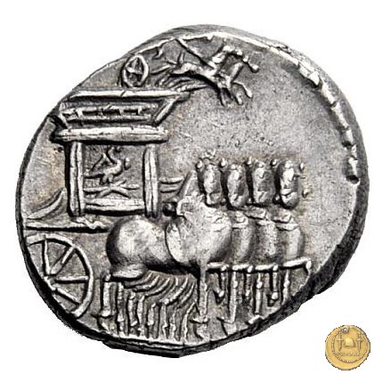 348/3 - denario L. Rubrius Dossenus 87 BC (Roma)