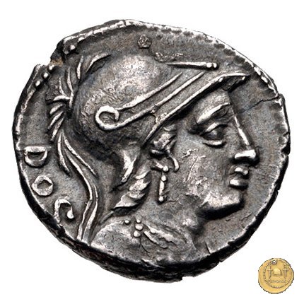 348/3 - denario L. Rubrius Dossenus 87 BC (Roma)