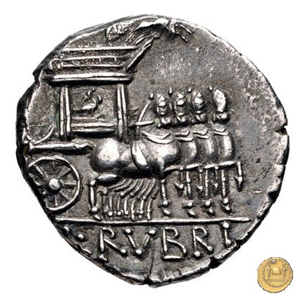 348/3 - denario L. Rubrius Dossenus 87 BC (Roma)