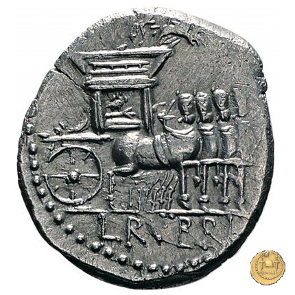 348/3 - denario L. Rubrius Dossenus 87 BC (Roma)