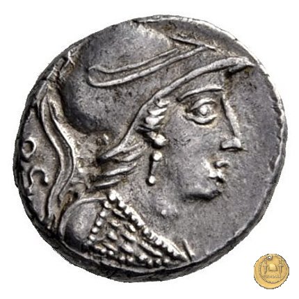 348/3 - denario L. Rubrius Dossenus 87 BC (Roma)