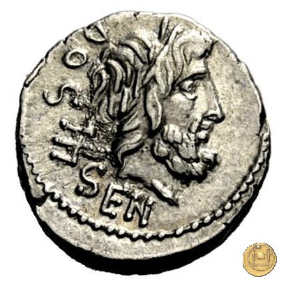 348/4 - quinario L. Rubrius Dossenus 87 a.C. (Roma)
