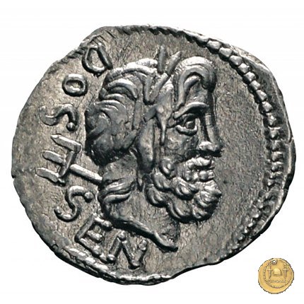 348/4 - quinario L. Rubrius Dossenus 87 BC (Roma)