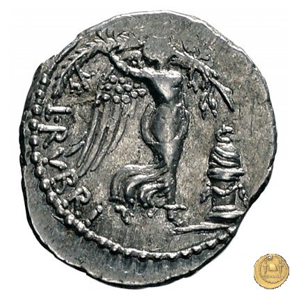 348/4 - quinario L. Rubrius Dossenus 87 BC (Roma)