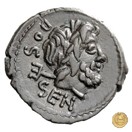 348/4 - quinario L. Rubrius Dossenus 87 BC (Roma)